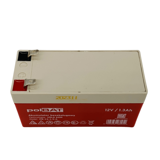 Akumulator AGM 12V 1.3Ah polBAT