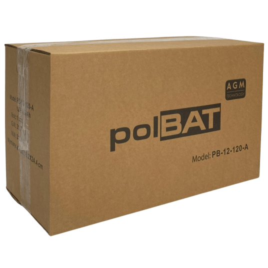 Akumulator AGM 12V 120Ah polBAT