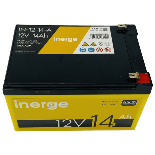 Akumulator AGM 12V 14Ah INERGE