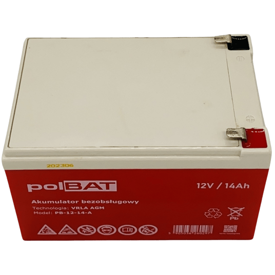 Akumulator AGM 12V 14Ah polBAT