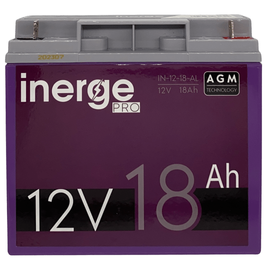 Akumulator AGM 12V 18Ah INERGE PRO