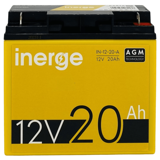 Akumulator AGM 12V 20Ah INERGE
