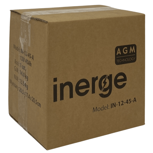 Akumulator AGM 12V 45Ah INERGE