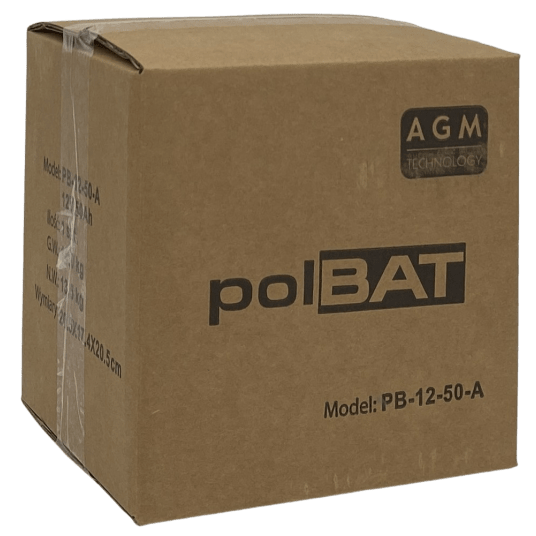 Akumulator AGM 12V 50Ah polBAT