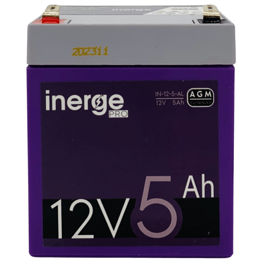 Akumulator AGM 12V 5Ah INERGE PRO