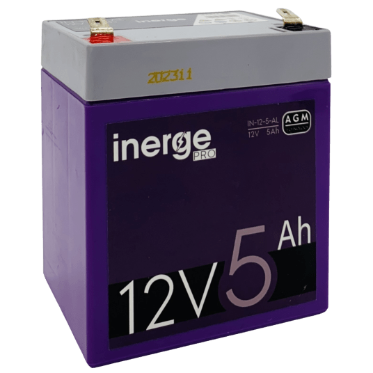 Akumulator AGM 12V 5Ah INERGE PRO