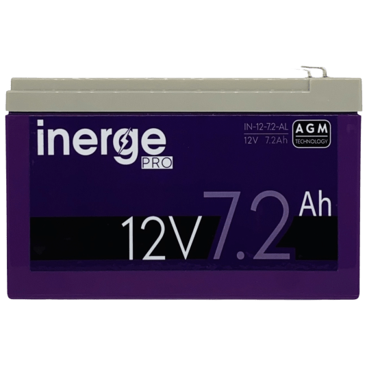 Akumulator AGM 12V 7.2Ah INERGE PRO