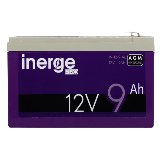Akumulator AGM 12V 9Ah INERGE PRO
