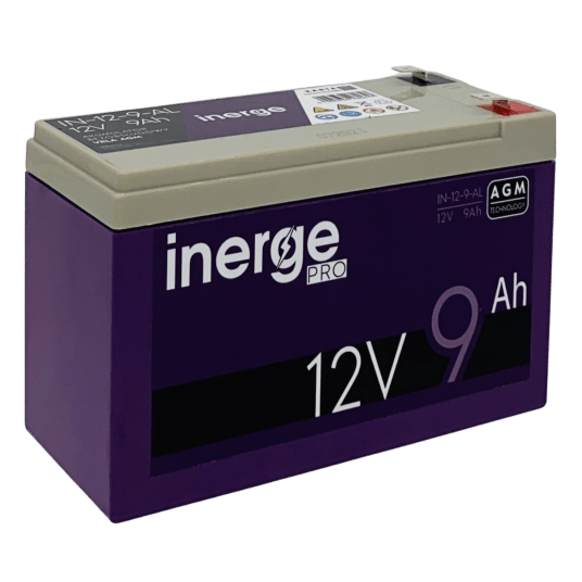 Akumulator AGM 12V 9Ah INERGE PRO