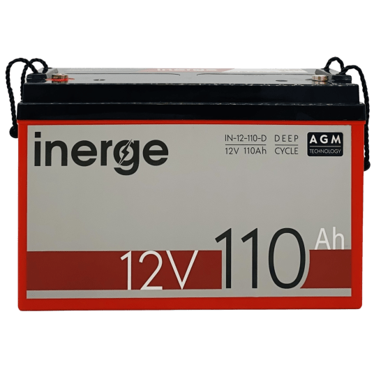 Akumulator AGM Deep Cycle 12V 110Ah INERGE
