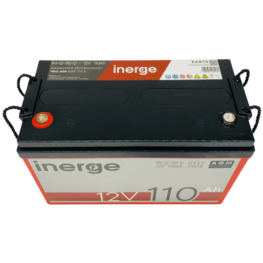 Akumulator AGM Deep Cycle 12V 110Ah INERGE