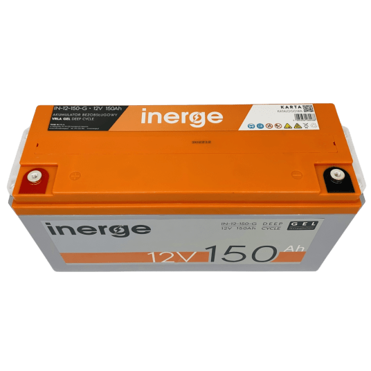Akumulator GEL Deep Cycle 12V 150Ah INERGE