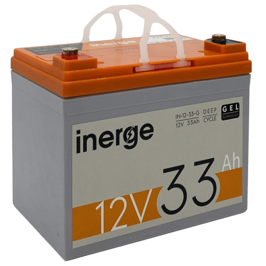 Akumulator GEL Deep Cycle 12V 33Ah INERGE