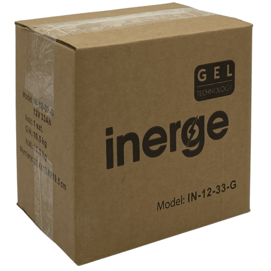 Akumulator GEL Deep Cycle 12V 33Ah INERGE