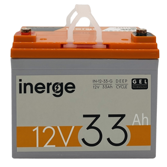 Akumulator GEL Deep Cycle 12V 33Ah INERGE