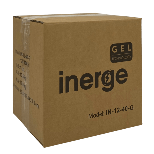 Akumulator GEL Deep Cycle 12V 40Ah INERGE