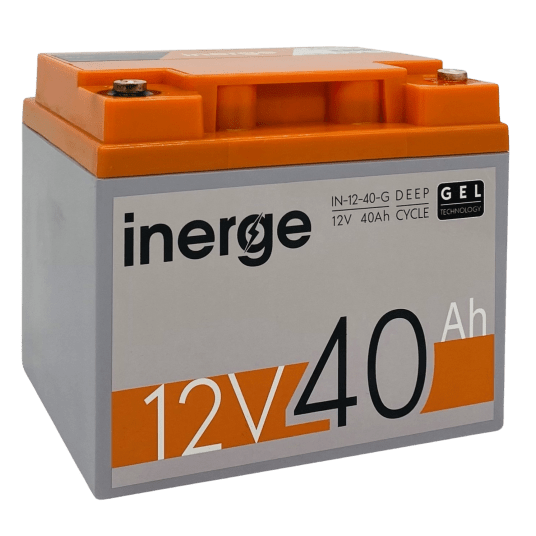 Akumulator GEL Deep Cycle 12V 40Ah INERGE