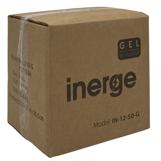 Akumulator GEL Deep Cycle 12V 50Ah INERGE