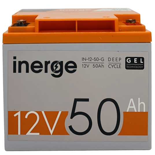 Akumulator GEL Deep Cycle 12V 50Ah INERGE