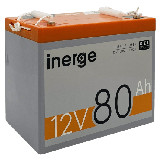 Akumulator GEL Deep Cycle 12V 80Ah INERGE