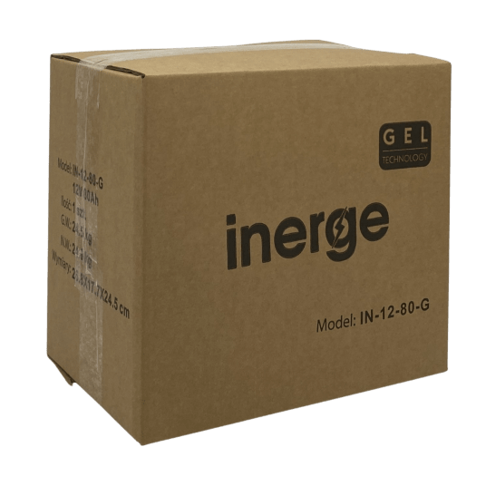 Akumulator GEL Deep Cycle 12V 80Ah INERGE