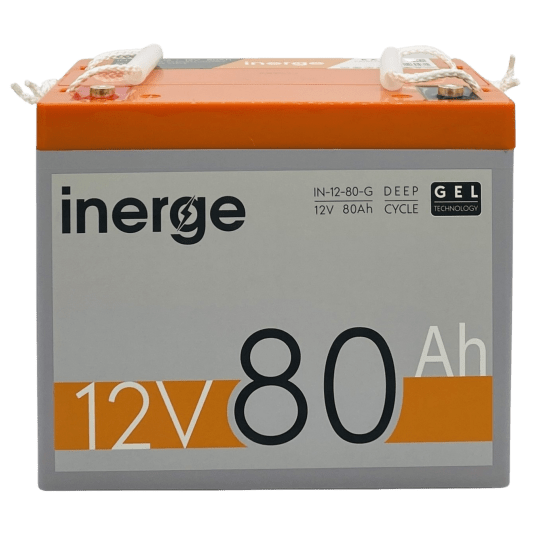 Akumulator GEL Deep Cycle 12V 80Ah INERGE