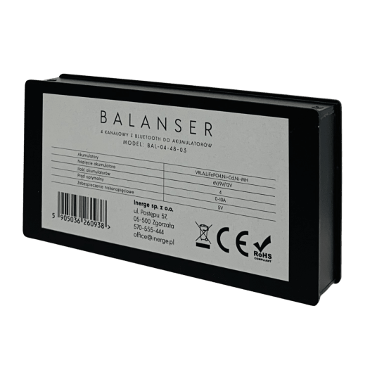 Balanser 4 kanałowy z Bluetooth do akumulatorów BAL-04-48-03 INERGE