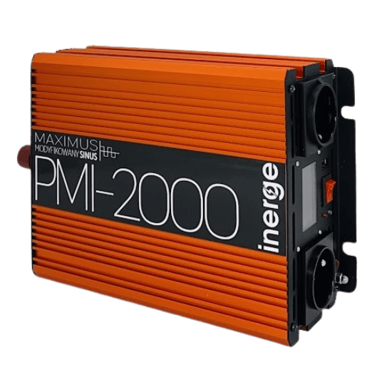 Przetwornica napięcia Maximus PMI-2000 LCD 12VDC/230VAC 2000VA/1000W Inerge