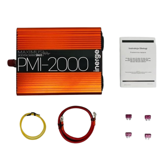 Przetwornica napięcia Maximus PMI-2000 LCD 12VDC/230VAC 2000VA/1000W Inerge