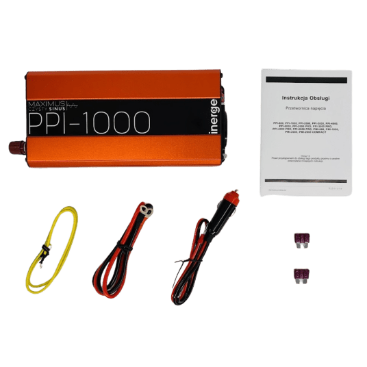 Przetwornica napięcia Maximus PPI-1000 12VDC/230VAC 1000VA/500W Inerge