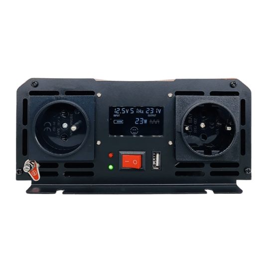 Przetwornica napięcia Maximus PPI-2000 12VDC/230VAC 2000VA/1000W Inerge