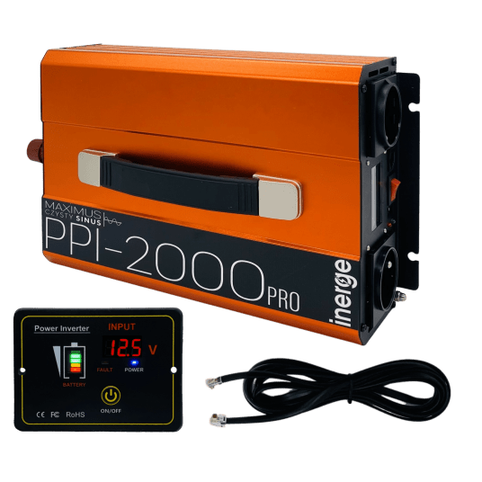 Przetwornica napięcia Maximus PPI-2000 PRO 12VDC/230VAC 2000VA/1000W Inerge