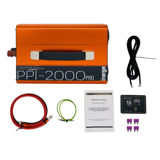 Przetwornica napięcia Maximus PPI-2000 PRO 12VDC/230VAC 2000VA/1000W Inerge