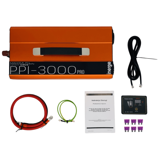 Przetwornica napięcia Maximus PPI-3000 PRO 12VDC/230VAC 3000VA/1500W Inerge