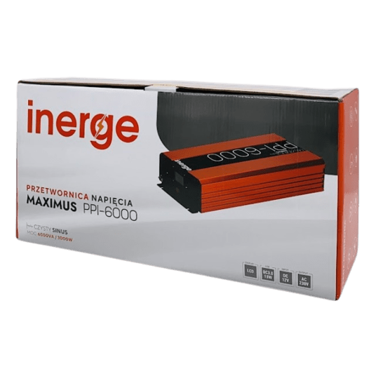 Przetwornica napięcia Maximus PPI-6000 12VDC/230VAC 6000VA/3000W Inerge
