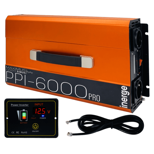 Przetwornica napięcia Maximus PPI-6000 PRO 12VDC/230VAC 6000VA/3000W Inerge